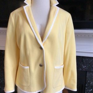 Talbots Knit Statement Blazer 22WP